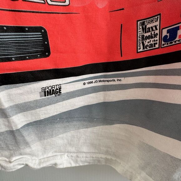 Vintage '96 Jeff Gordon Nascar T-Shirt Sz XL DuPont Racing "Finish First" - Picture 9 of 12
